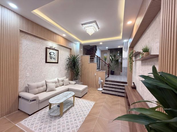 Nhà mới 6 tầng mặt tiền đường số kdc bình đăng, p6q8. giá 6748073