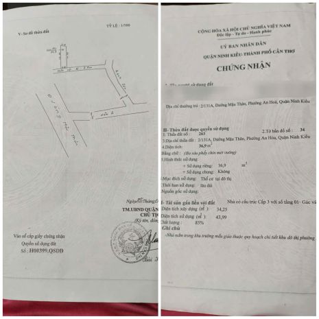 Bán nhà cấp 3 tại 2131a đường mậu thân, phường an hòa, 6751406