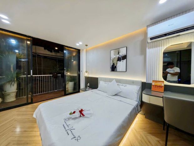 Nhà mới 3 tầng, vuông, 32m2  phan xích long pn 6755155