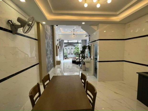 Nhà mới 4 tầng hxh 45m2, vuông  phạm văn chiêu qv 6762058