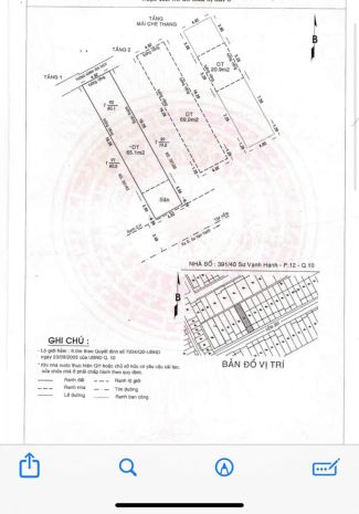 Chính chủ bán hxh sư vạn hạnh, p.12, q.10: dt 4x20m, giá 6764721