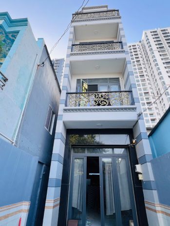 Nhà đẹp 4 tầng 68m2 - bình đông ngay chung cư d-aqua - hẻm 4 6766546