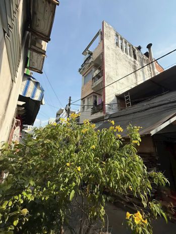 Giảm sốc 500tr! nhà vuông 6 tầng hxh 107m2  hoàng xuân nhị 6769758