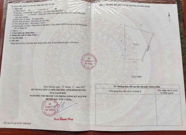 Đất cao su - xã bình mỹ, huyện bắc tân uyên, bình dương 6770520