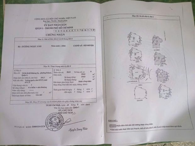 Bán nhà hẻm xe hơi 7518 -20-22 hoàng sa, phường đakao, 6770749