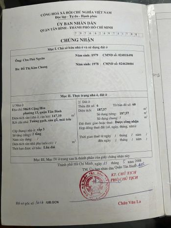 Bán nhà hẻm xe hơi 5868 công hoa, p13, tân binh 6770817