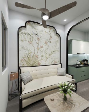8 - chủ gởi: cho thuê nhà 2 phòng ngủ, full nội thất hẻm 97 6771368
