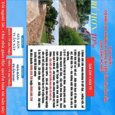 Cơ hội hiếm  đất đẹp giá rẻ hơn 10 vị trí vàng ngay cụm 6772568