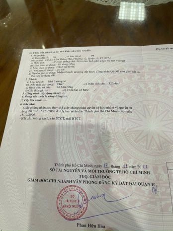 Bán nhà hẻm xe hơi 436a35 đường 3 tháng 2, hòa hưng 6772935
