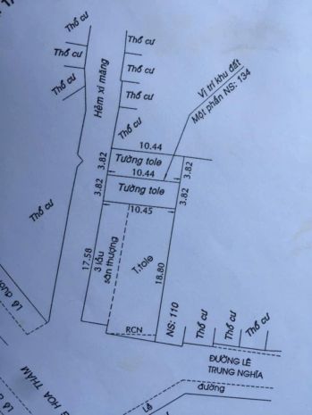 Chính chủ bán hxh lê trung nghĩa, p.12, tân bình: dt 7x22m, 6777844
