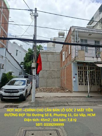 Hot hot chính chủ cần bán lô góc 2 mặt tiền đường đẹp tại 6787072