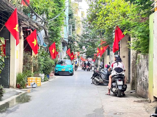 Âu cơ nhà siêu đẹp - ngõ thông - vf3 qua nhà - 75m2 giá 19 6793321