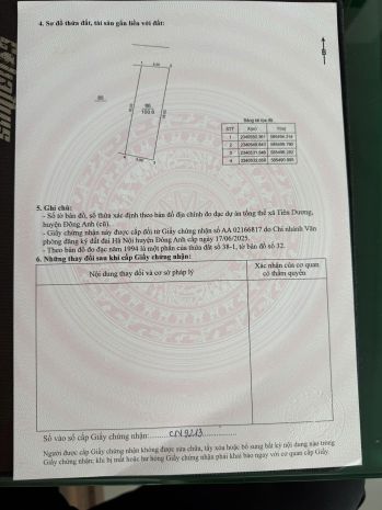 Bán đất cổ dương tiên dương - ô tô tránh - trục chính - 6793992