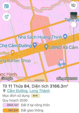 3,160m2 full hồng, nở hậu, đất đẹp trung tâm, sát sân bay, 6794085