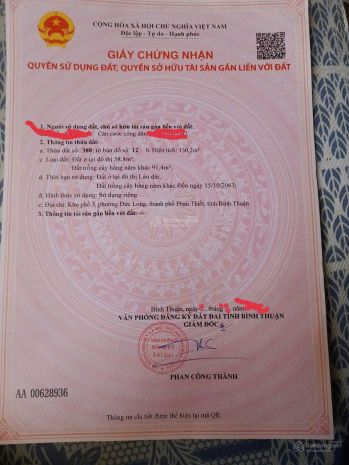 Bán đất nền khu dân cư hiện hữu tại đức long, phan thiết, 6794680