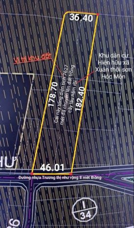 Đất 7.627m² mặt tiền nhựa trương thị như, ngang 46m chỉ 6795726