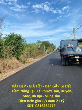 Đất đẹp - giá tốt - bán gấp lô đất tiềm năng tại  xã phước 6798826