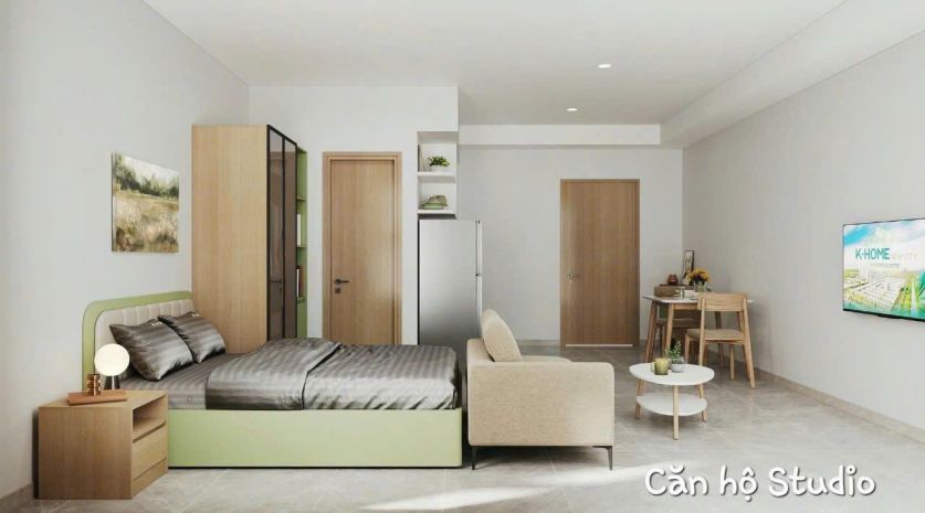 Studio 33m² tại k-home  không gian sống chuẩn singapore 6800367