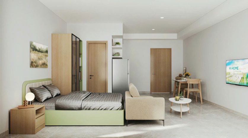 Studio 33m² tại k-home  không gian sống chuẩn singapore 6800368