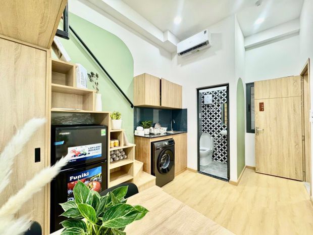 Căn hộ dịch vụ 16 phòng  phan huy ích 6803433