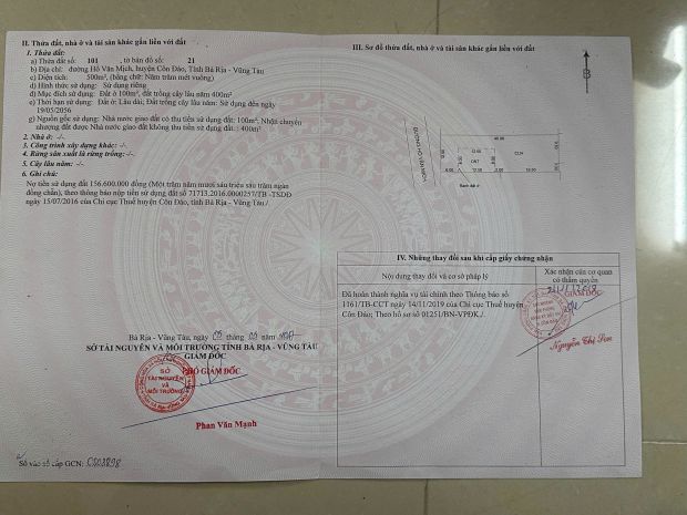 Chính chủ cần bán lô đất vị trí đẹp tại vũng tàu 6804310