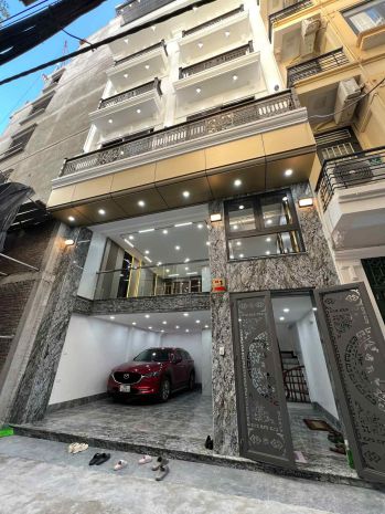 Bán nhà hoàng mai 55m, 6 tầng thang máy, ô tô ngủ trong 6804558