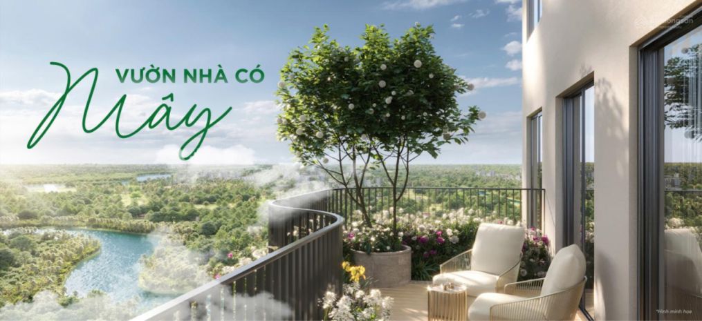 Căn hộ 2pn eco long an, eco retreat ban công vườn mây, view 6813293