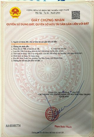 Thôn xuân lạc, xã vĩnh ngọc nay là phường tây nha trang 6817828