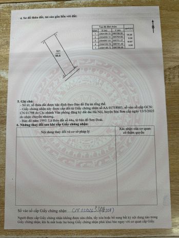 Chính chủ cần tiền bán gấp lô đất tại tân minh, sóc sơn, hà 6819874