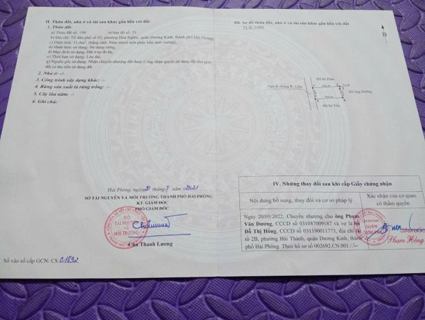 9xx triệu 51.4m2 gần vinhomes dương kinh zalo 6821620