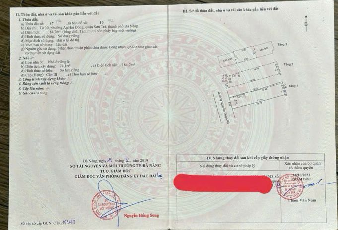 Nhà 3 tầng 61 nguyễn thiện kế 6821989