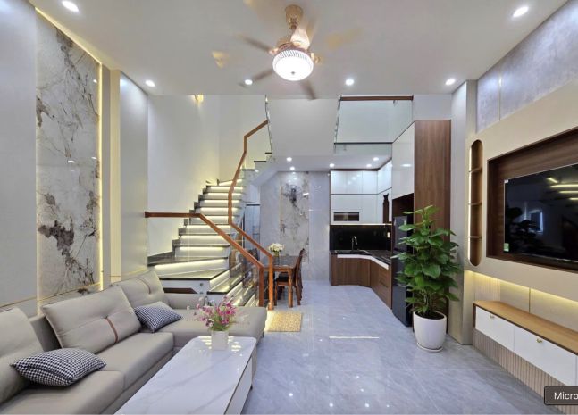 Bán nhà ngay mặt tiền hồ văn cống - thủ dầu một, nhà vừa xây 6822061