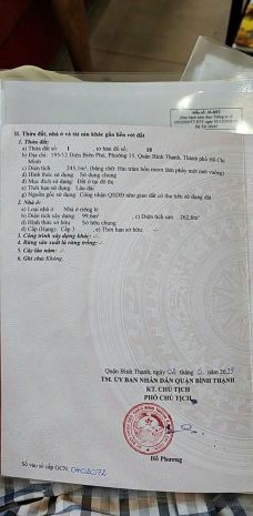 Bán nhà hẻm xe hơi 19512 điên biên phu, p15, binh thanh 6828735