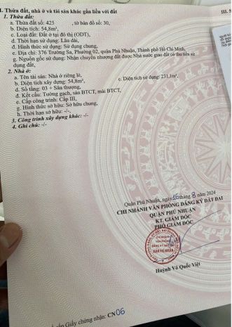 Bán nhà mặt tiền 376 trường sa, p.2, quận phú nhuận 6829101