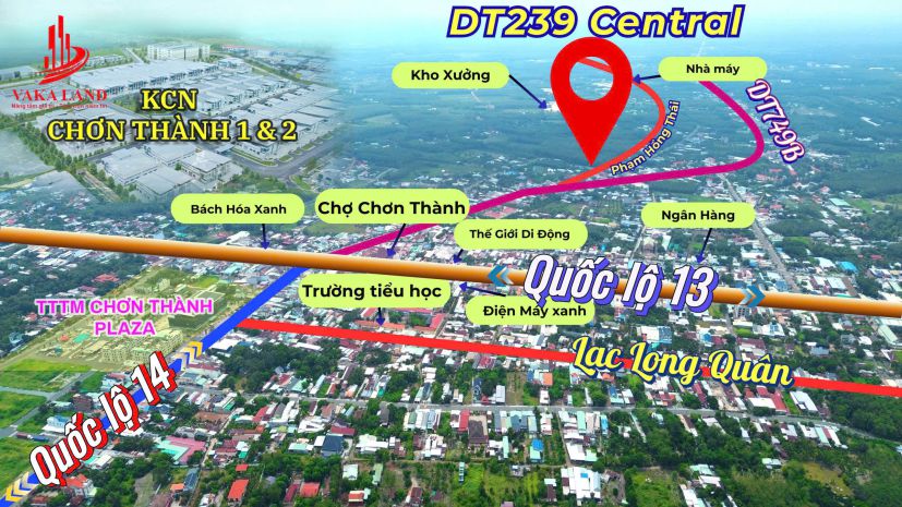 Bán gấp, 760 triệu đất mặt tiền phạm hồng thái, minh hưng 6830637