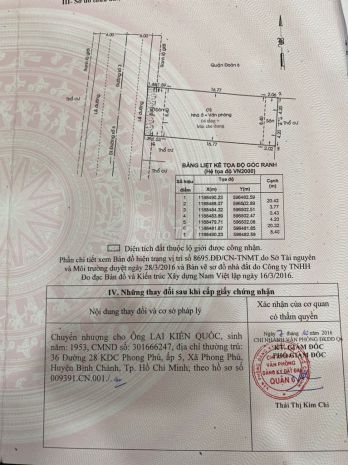 Bán nhà mặt tiền 16 đường số 3, p11, q6 6830721