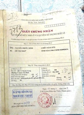 Bán nhà mặt tiền 238 võ thành trang, p.11, quận tân bình 6830957