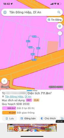 Bán nhà mặt tiền ddt743 diện tích 712m2 giá 20.9 tỷ trung 6831072
