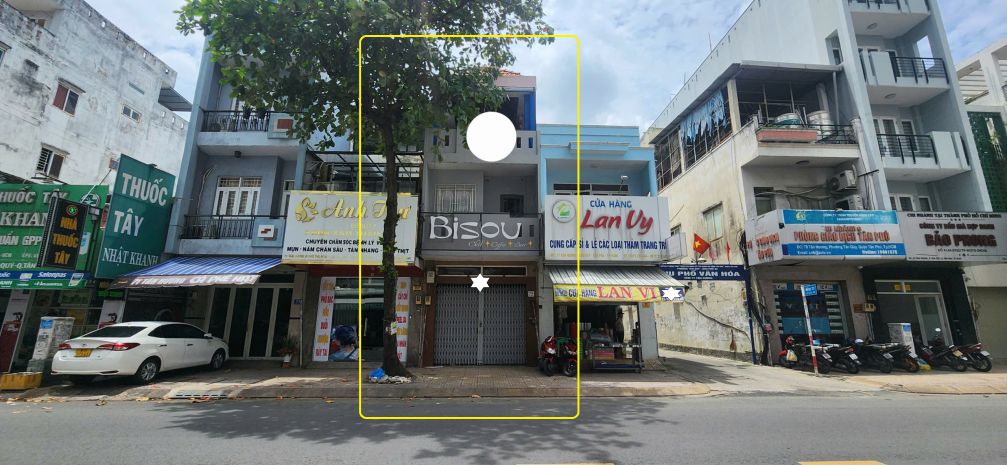 Cho thuê nhà mặt tiền tân hương  80m², 2lầu - đối diện 6832045