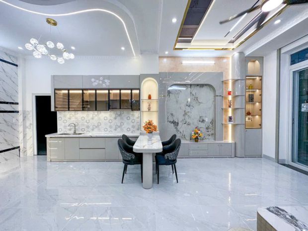 Bán nhà góc 2 mặt tiền - full nội thất - phường tân an, 6836765