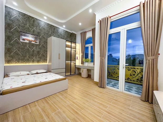 Bán nhà góc 2 mặt tiền - full nội thất - phường tân an, 6836766