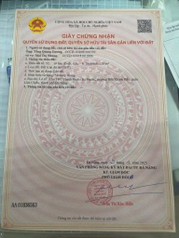 Chính chủ bán đất + nhà cấp 4 tại hòa khánh bắc  đà nẵng 6837177