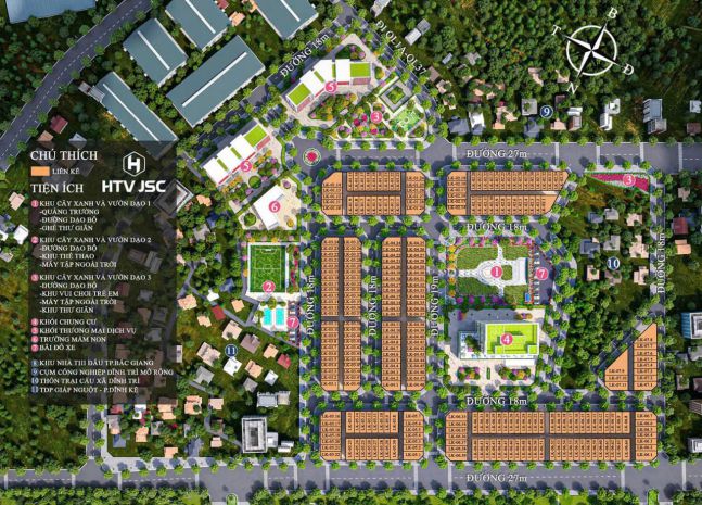 Bán lô đất liền kề lk3  dream city, bắc giang 6837287
