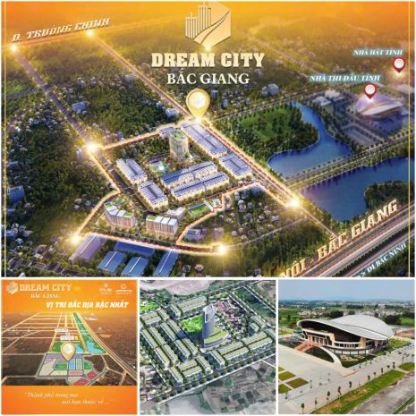 Bán lô đất liền kề lk3  dream city, bắc giang 6837288