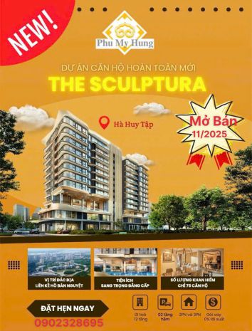 Mở bán the sculptura phú mỹ hưng ngày 9112025  căn hộ 6839483