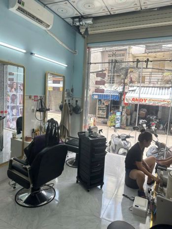 Sang tiệm tóc  nail mặt tiền đường lớn quận bình tân, 6843407