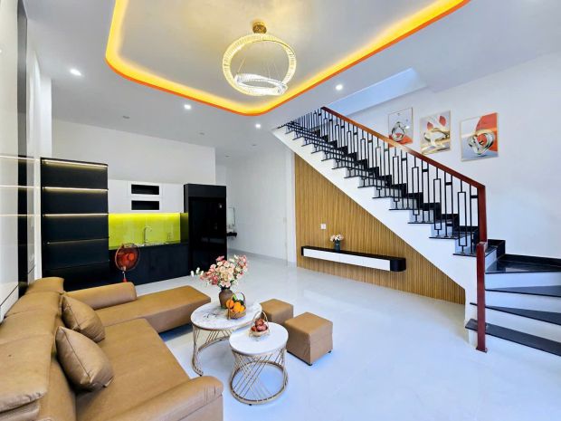 Nhà 2 tầng mới đẹp  hòa thọ đông, cẩm lệ  giá chỉ 4,35 6843457