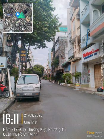 Ngộp lý thường kiệt - 90m2 - hxh 3 tầng giáp quận 10 - quận 6843790