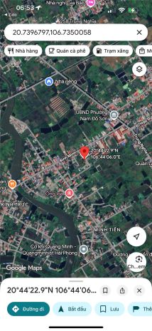 4 tỷ  850m2 nam đồ sơn zalo 6848506