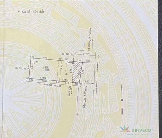 Bán nhà hẻm xe hơi 33922b lê văn sỹ, p13, q3 6851682